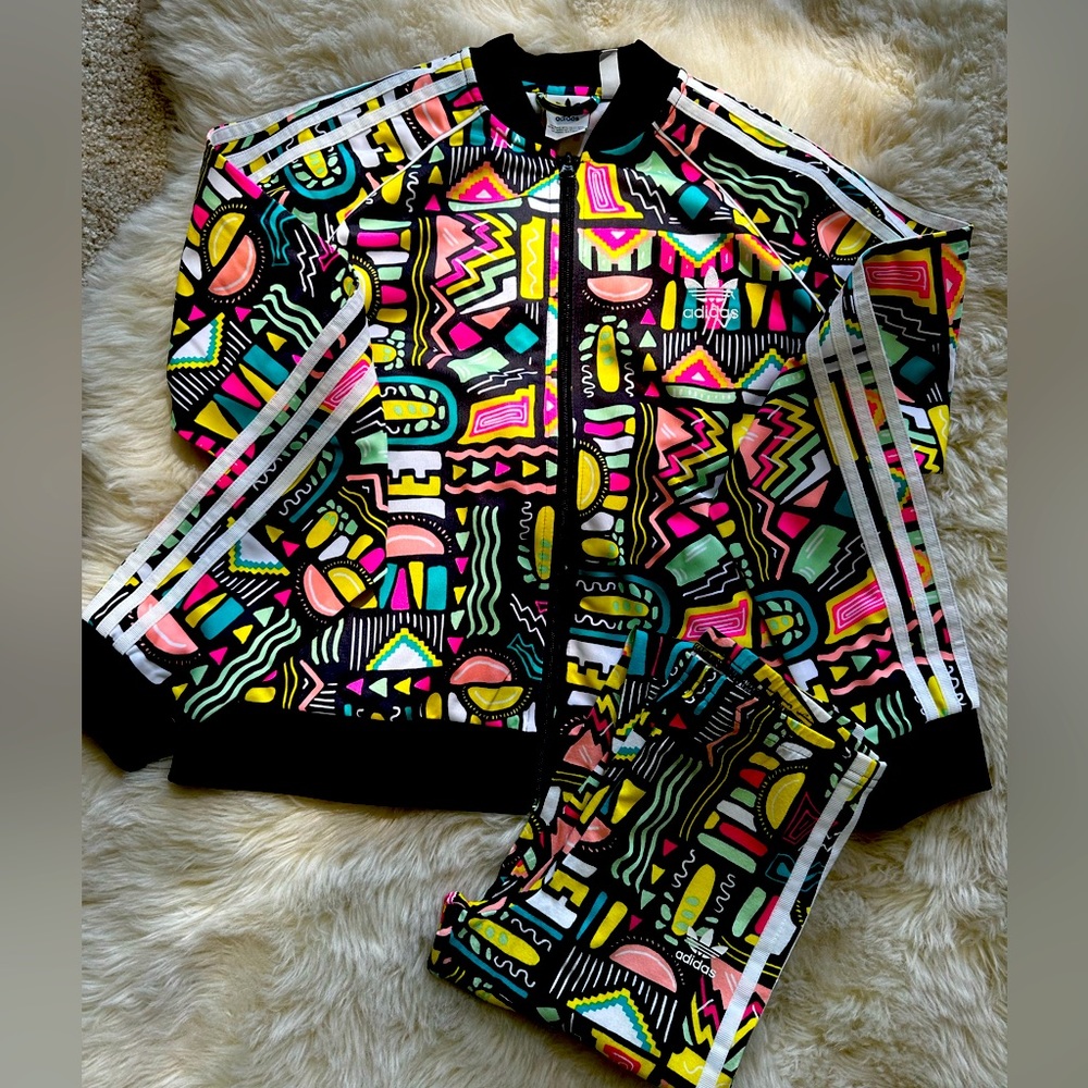 ADIDAS LIMITED EDITION TRACK SUIT- YOUTH SIZE XL ( fits like adult Small)